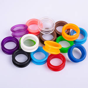 헤어 가위 애완동물 가위 실리콘 링 보호대 안전 논슬립 체육관 피트니스 가드 웨딩 밴드 고무 제품 - Product Image 2