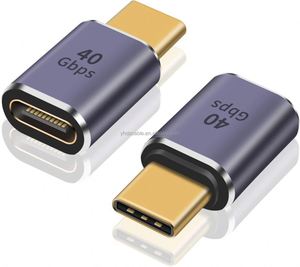 <b>USB</b>-<b>C</b> Extender <b>Adapter</b> - 40Gbps <b>USB</b>-<b>C</b> Extenders 100W <b>Type</b> <b>C</b> Male <b>to</b> Female 8K 60hz for MacBook Pro, PC, Thunderbolt - Product Image 1