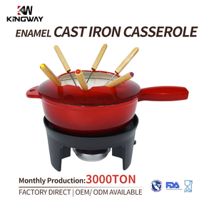Service à <span class=keywords><strong>fondue</strong></span> de vaisselle au chocolat en fonte pour restaurant de cuisine vente en gros - Product Image 1