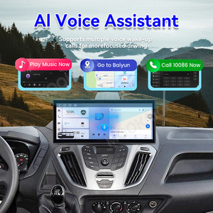 MOOKAKA 15.8'' Android 15 Carplay pour <span class=keywords><strong>Ford</strong></span> <span class=keywords><strong>Transit</strong></span> <span class=keywords><strong>Custom</strong></span> 2012-2017 Radio GPS Navi Lecteur multimédia sans fil Écran tactile - Product Image 3