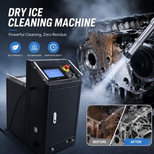 Machine de nettoyage au jet de <span class=keywords><strong>glace</strong></span> sèche CO2 commerciale 60 kg/h, certifiée ISO, unité complète avec <span class=keywords><strong>buse</strong></span> et pièces de rechange pour moules - Product Image 1