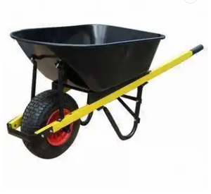 Пневматический Колесный стальной квадратный лоток тачка металлическая крофт-Барроу WB8603 - Product Image 4