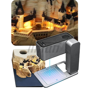 Machine de gravure laser pour tampons en caoutchouc 22*13*22cm avec JPEG programmable BMP PLT DXF JPG PNG - Product Image 2