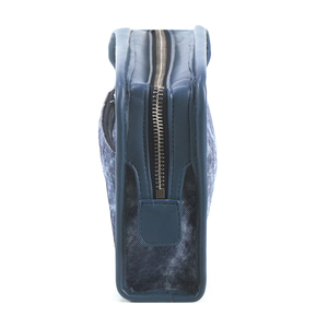 Bolso de Mano Personalizado para Hombre, Diseño <span class=keywords><strong>GF</strong></span> en Mezclilla Lavada, con Múltiples Bolsillos, Organizador de Viaje para Tecnología, Fabricación Directa de Fábrica OEM ODM - Product Image 4