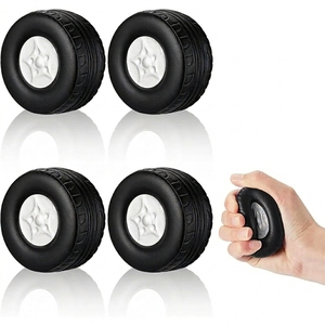 Juguete Antiestrés de Espuma de PU con Forma de Neumático, Personalizable con Logotipo Mediante Serigrafía, Regalo Promocional, Obsequios para Ferias Comerciales - Product Image 1