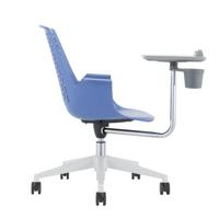 Chaise de salle de formation multifonctionnelle en plastique pour étudiants et étudiants avec porte-gobelet