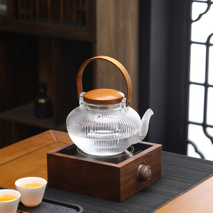 Wooden Ceramic Cooktop <b>Shell</b> Black <b>Walnut</b> Square Universal Frame Electric Cooktop Parts - Product Image 2