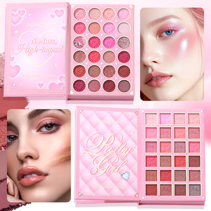 Oem trang điểm cuốn sách bán buôn-biểu tượng tùy chỉnh nhãn hiệu riêng Blush đường viền Highlighter <span class=keywords><strong>Eyeshadow</strong></span> <span class=keywords><strong>Palette</strong></span> Set Nhà cung cấp - Product Image 6
