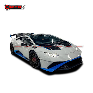 STO Style Dry Carbon Fiber Car Body Kit for Lamborghini Huracan LP580 LP610 LP640 Front Bumper Fender <b>Engine</b> <b>Hood</b> Side Skirts - Product Image 2