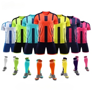 Set Jersey sepak bola ringan musim anak-anak dewasa nama klub khusus kualitas tinggi - Product Image 1