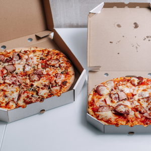 Caja de Pizza Cuadrada de Alta Gama, Apta para Alimentos, de Cuatro Colores, Plegable, Ecológica, de Cartón Corrugado Reciclado, Resistente - Product Image 5