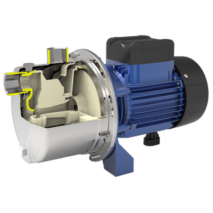 0.45kw 0.6hp đơn giai đoạn thép không gỉ máy bay phản lực Bơm cao áp tự mồi đa mục đích bơm - Product Image 2