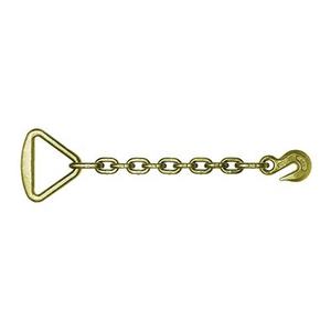 ชุดโซ่ชุบสังกะสีเหลือง เกรด G43 ขนาดตามที่แสดงในรูป รวมถึงข้อต่อเล็ก + ข้อต่อใหญ่ - Product Image 3