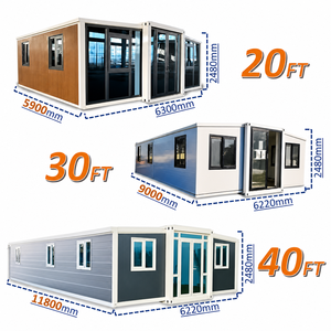 <span class=keywords><strong>Casa</strong></span> Prefabricada Portátil, Contenedor Expandible de 40 Pies con Doble Ala, Instalación Rápida para Campamentos de Trabajadores, Oficinas y Alojamiento - Product Image 4