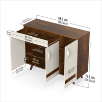 Range-chaussures en bois Kaspen