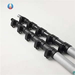 HOFI Kit de mât de drapeau en fibre de carbone et fibre de verre de haute qualité <span class=keywords><strong>2m</strong></span>-12m outils de nettoyage télescopiques avec pinces pôle de nettoyage de caméra - Product Image 1