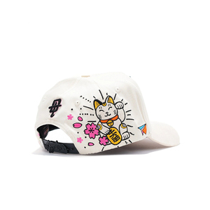 Gorra de Béisbol de 5 Paneles con Bordado 3D de <span class=keywords><strong>Sakura</strong></span>, Forro de Satén de Lujo, Hebilla Ajustable y Diseño Floral - Product Image 6