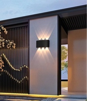 Lampe murale LED lumineuse ovale 6W pour hôtel et jardin, éclairage décoratif extérieur étanche, projecteur personnalisable