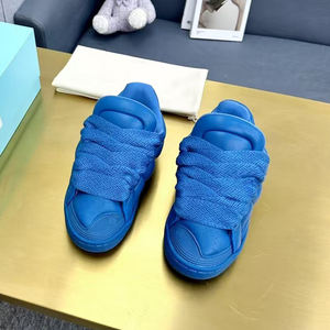 Zapatillas de deporte de cuero genuino de diseñador Unisex de lujo 2025, parte superior informal con plantilla de goma, zapatos para caminar de calidad para hombres y mujeres - Product Image 4