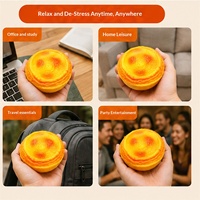 Jouet à presser en caoutchouc thermoplastique en forme de tarte aux œufs, blocs de construction mignons, anti-stress, pour la décompression, blocs en peluche ASMR Squishy