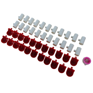 Kit <span class=keywords><strong>d</strong></span>'abreuvoirs anti-éclaboussures automatiques 22 stations pour volailles, avec biberons croisés, bols, raccords en PVC et ruban pour l'approvisionnement en eau <span class=keywords><strong>des</strong></span> poulets, canards, <span class=keywords><strong>lapins</strong></span> et cailles en ferme - Product Image 5