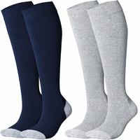 Chaussettes de sport respirantes au-dessus du genou, bas de compression pour le cyclisme, chaussettes longues tricotées pour la performance à vélo