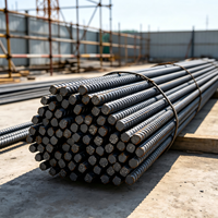 Barre d'armature en acier laminé à chaud HRB400 32 mm norme GB non alliée pour la construction