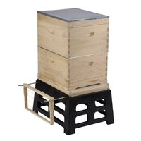 Support de ruche en plastique pour 8 ou 10 cadres, support universel en acier inoxydable pour ruche, support de ruche en métal réglable