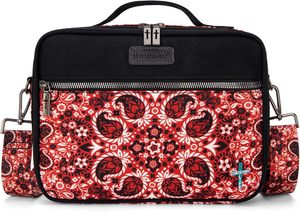 Muestra Gratuita de Funda para Biblia Clásica Sublimada, Estilo Vintage de Cuero, Bolsa de Iglesia, Estuche Portátil para Libros, Funda para Biblia, Bolso de Mano - Product Image 3