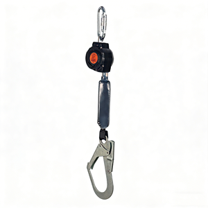Dispositivo anticaídas de alta resistencia ANT5PPE con cincha retráctil y cuerda de seguridad autorretráctil para techos, <span class=keywords><strong>escalada</strong></span> e industria. - Product Image 5