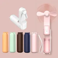 Mini ventilador de niebla de agua portátil de tres velocidades, pequeño dispositivo de mano con carga de Color sólido para uso doméstico o en el coche