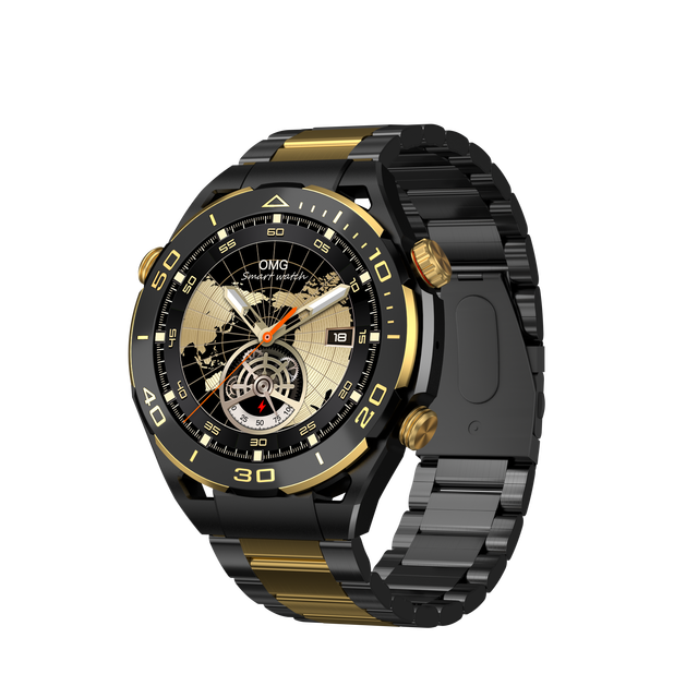 2025 Smart Watch Pro Sk4promax BT Calling AI Voice Assistant 1.45inch AMOLED Screen Men Women Sports Smartwatch With 3 Straps
