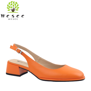Printemps et été Modèles élégants Chaussures de fronde simples confortables Chaussures simples pour femmes en cuir de haute qualité faites à la main - Product Image 1