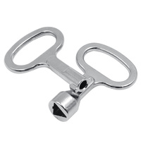 Clé à molette universelle pour verrou de porte, ascenseur, utilitaire, plomberie, en Triangle, pour placards électriques, vannes de compteur d'eau