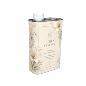 Envase Metálico Rectangular a Presión, Hermético, de Acero Inoxidable, para Detergente de Lavandería, Suavizante de Telas y Líquidos, Venta al Por Mayor - Product Image 5