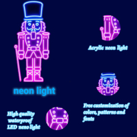 Lettres et chiffres néon LED RGB étanches en métal, personnalisables en usine, de 3, 4 et 5 pieds, pour la décoration de mariages, fêtes et événements