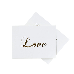 Logo personalizzato Mini Biglietto di ringraziamento Bianco bronzing regalo della decorazione della carta di Scrapbooking invito <span class=keywords><strong>a</strong></span> una festa di FAI DA <span class=keywords><strong>TE</strong></span> Deco Alimentazione Per La Cerimonia Nuziale - Product Image 5