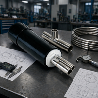 Tube de chauffage vapeur pré-isolé à double cœur 1/4 3/8 pouce en acier inoxydable SS316, longueur personnalisée, pour la préservation thermique industrielle