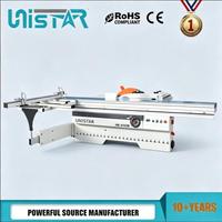 Scie à table coulissante mini 1600 mm pour usage domestique et industriel, scie à panneaux pour la coupe du bois avec système de collecte des poussières