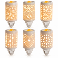 Diffuseur de cire électrique en céramique, brûleur de cire fondue, chauffe-parfum, veilleuse, aromathérapie, décoration d'intérieur