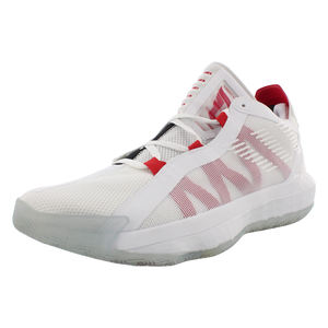 Zapatillas Adidas Dame 6 para Hombre, Color: Blanco/Rojo/Negro, 100% Auténticas - Product Image 1