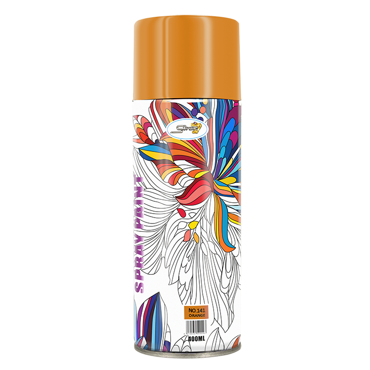 Супер 7 Безопасная декоративная жидкость для краски автомобиля 400 мл оранжевая Экологически чистая быстросохнущая краска-распылитель