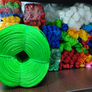 Lot de cordes à linge en nylon à 3 brins, ficelle HDPE pour la pêche, 1 mm, 2 mm, 3 mm - Product Image 4