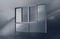 Ventanas Corredizas de Aluminio con Prevención de Insectos, Apertura Simple o Doble, Función de Iluminación Destacada