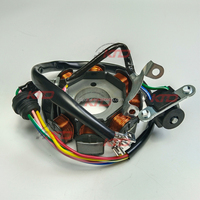 KTD CG125 CG150 Motocicleta Motor Magneto Gerador Stator Coil Assembly Alta qualidade 8 polos Placa de bobina do estator para motocicleta