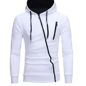 Sudadera con capucha de cuello redondo para hombre, ropa de calle de color blanco, personalizada, alta cantidad, precio barato, 2021