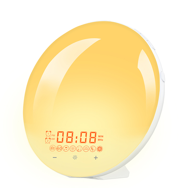Wake up Light Sunrise Night Light Sleep Smart LED Kids Alarm Clock