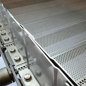 Özelleştirilmiş paslanmaz çelik taşıyıcı bantlar plaka bağlantı konveyör bant - Product Image 5