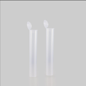 Tubo de Almacenamiento de Conos Preformados Transparentes Clásicos de 118 mm, Plástico con Tapa a Presión, Ecológico e Impermeable - Product Image 1