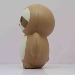 Balle anti-stress en PU en forme de paresseux avec logo personnalisé, jouet sportif à bas prix pour cadeaux d'enfants - Product Image 2